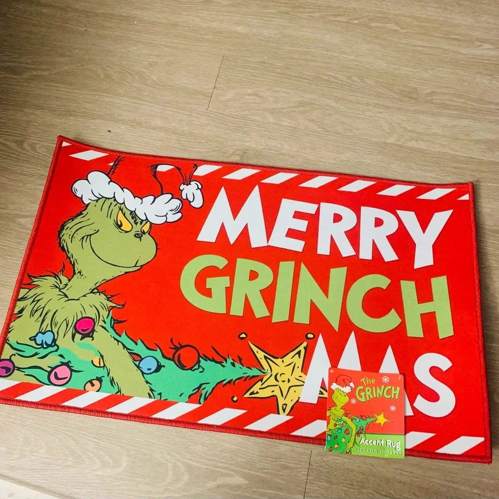 Grinch christmas Accen rug